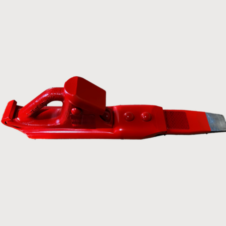 Hemmschuh Rot links mit Lasche